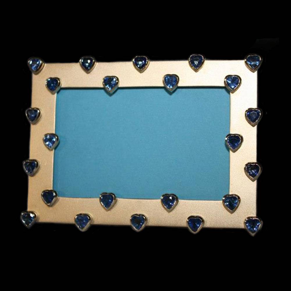 принц ❖ real gold with sapphire picture frame